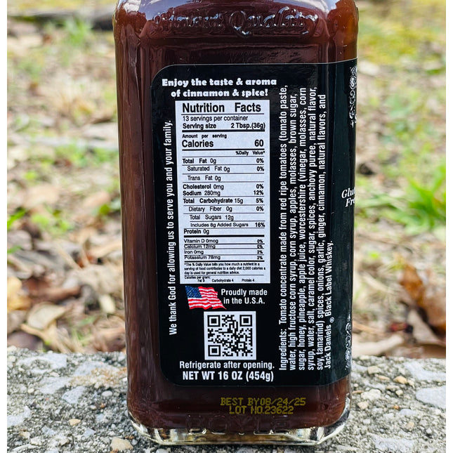 Historic Lynchburg Apple Cinnamon BBQ Sauce - 16 oz.