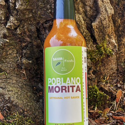 Savir Poblano Morita Hot Sauce (Best By: 12/2023)