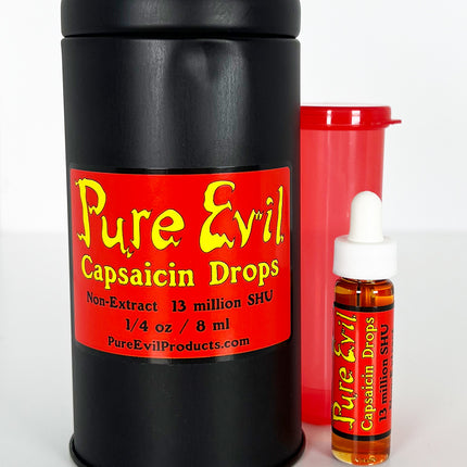 Pure Evil Capsaicin Drops (13 MILLION!!!! SHU) - 1/4 ounce