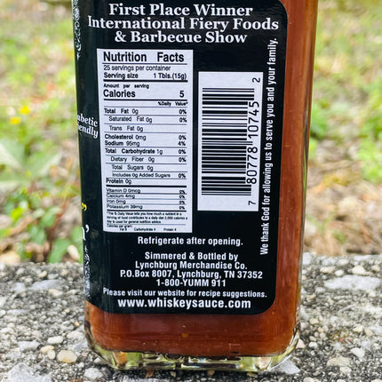 Historic Lynchburg Deli & Grillin' Sauce - Mild SUGAR FREE - 16 oz.