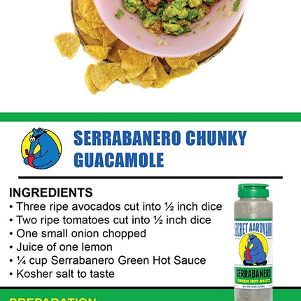 Secret Aardvark Serrabanero Green Hot Sauce - 8 oz.