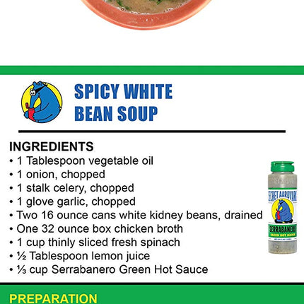 Secret Aardvark Serrabanero Green Hot Sauce (BEST BY 8/2023)