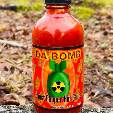 Da Bomb Ghost Pepper Hot Sauce - 4  oz.