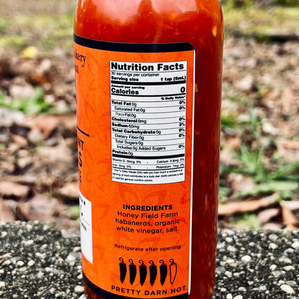 Butterfly Bakery VT Vermont Habs (Habaneros) Hot Sauce - 5 oz.