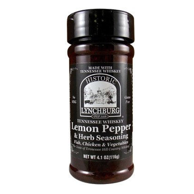 Historic Lynchburg Lemon Pepper & Herb Seasoning - 4.1 oz.